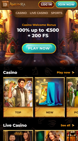 amunra casino Gameplay