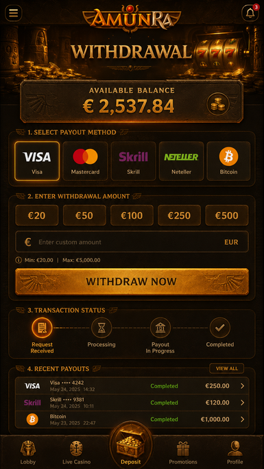amunra casino Gameplay